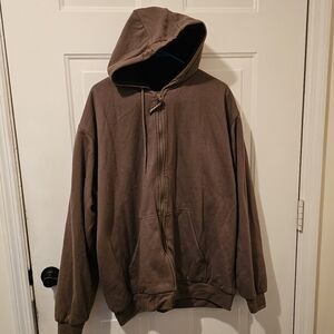 Army green Hooded Men's jacket from Schmidt sportswear